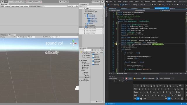 making a game part 93 savings settings to playerprefs *WARNING* смотреть онлайн