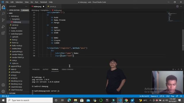 #31 Daftar Tag dalam Pug Node js смотреть онлайн