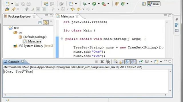 Java 27 - TreeSet смотреть онлайн