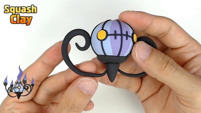 Pokémon Clay Art: Chandelure Ghost/Fire Pokémon!! смотреть онлайн