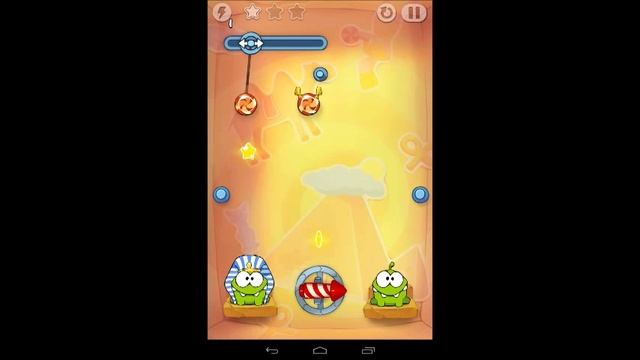 Cut The Rope Time Travel - Ancient Egypt 4-12 Walkthrough 3 Stars смотреть онлайн