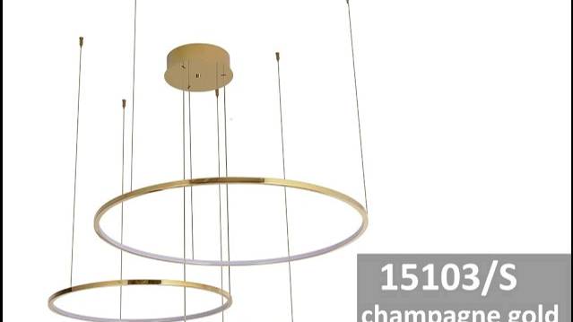 Подвесной светильник NEWPORT 15103/S Champagne Gold