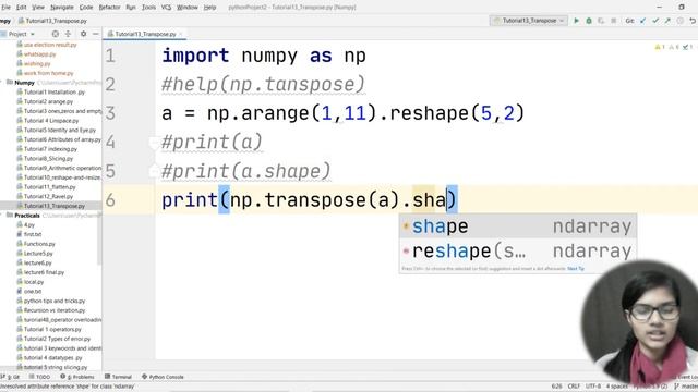 Numpy Library EP:13 | Transpose Function | numpy tutorial in english | Array Manipulation |Numpy смотреть онлайн