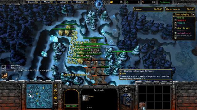 WarCraft 3 Farmer vs Hunter #389 Farmer смотреть онлайн