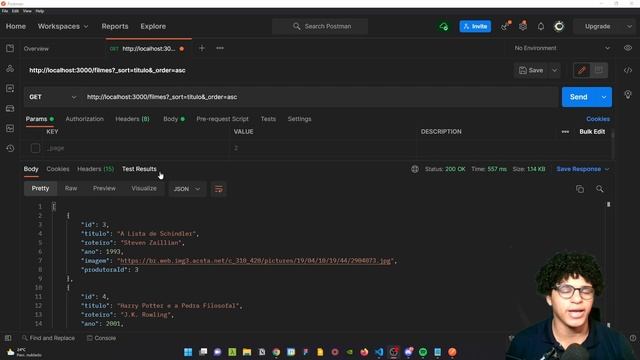 API fake com JSON SERVER смотреть онлайн
