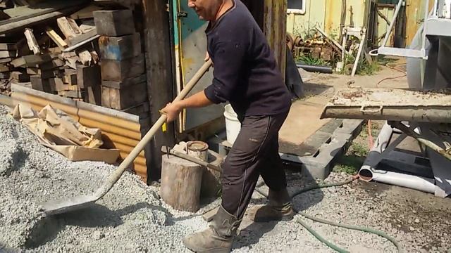 Бетономешалка из миксера. смотреть онлайн