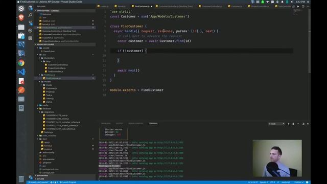 AdonisJS Tutorial - Middleware [ Build a Simple API - Part 7 ] (2018) смотреть онлайн
