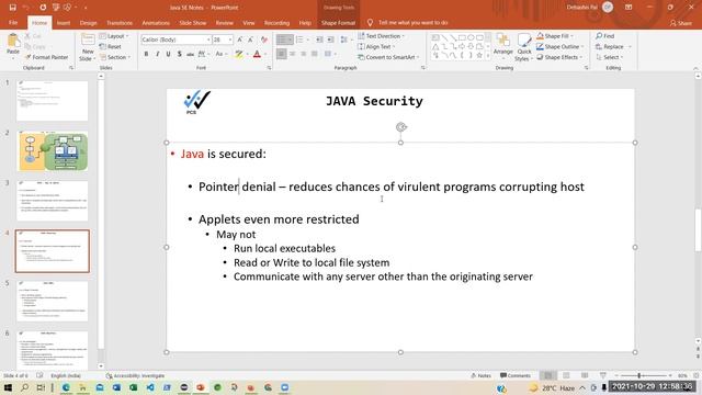 Java Training Session 1 of Team 16 | PCS Global | as on 29th Oct 21 смотреть онлайн