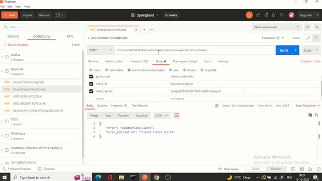Client Credentials | OAuth 2.0 | Keycloak смотреть онлайн