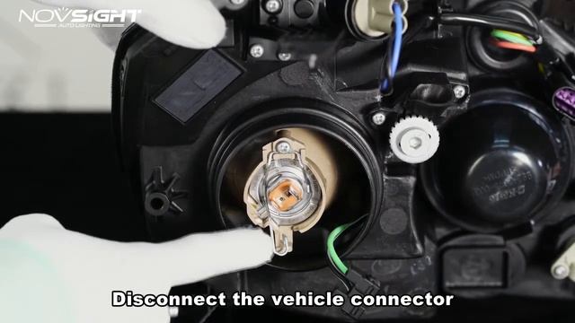 How to install led headlight bulbs（Mini Version） - H7 -Novsight Auto Lighting смотреть онлайн