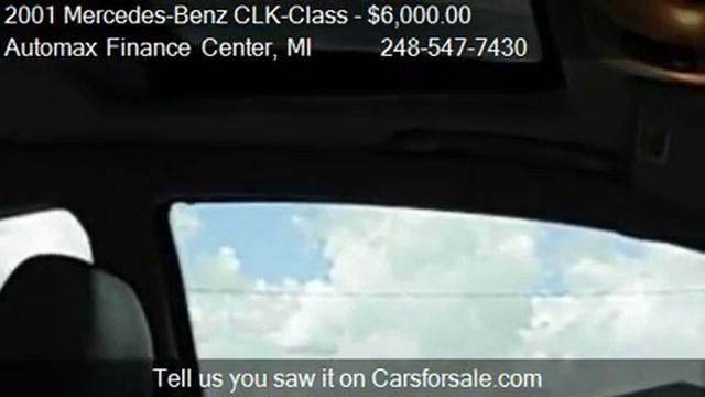 2001 Mercedes-Benz CLK-Class CLK320 2dr Coupe For Sale In Ma