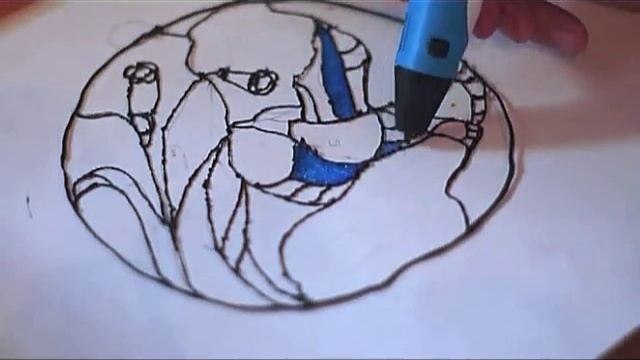 Рисуем витраж 3D ручкой смотреть онлайн