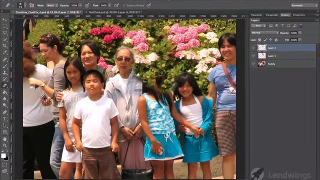 66 Удаление человека. Видеокурс Photoshop для начинающих. смотреть онлайн
