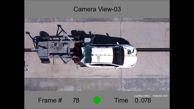2019-2021 KIA Forte/Cerato/K3 FMVSS 301 Rear Crash Test (50 Mph)