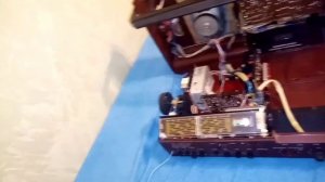 Ремонт магнитолы Аэлита 102, замена конденсаторов, перестройка на ФМ, обслуживание лентопротяга.