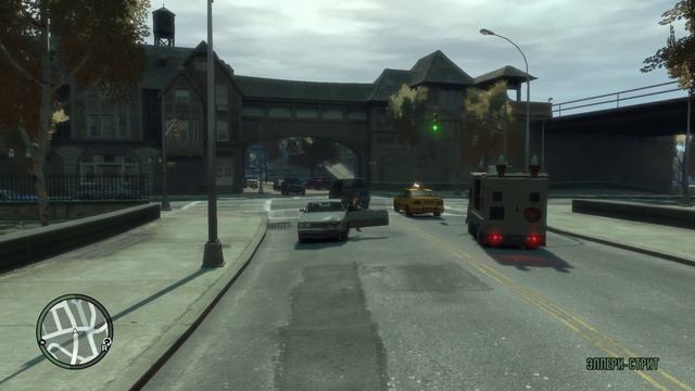 GTA 4 Погоня от полиции. Съемка с вертолета смотреть онлайн