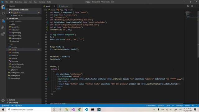 ⚛️ Cómo configurar un selector de fechas (DatePicker) a idioma español en React JS ? (2020) смотреть онлайн