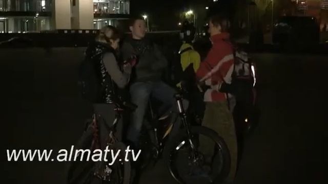 Велопробег в Алматы в поддержку 