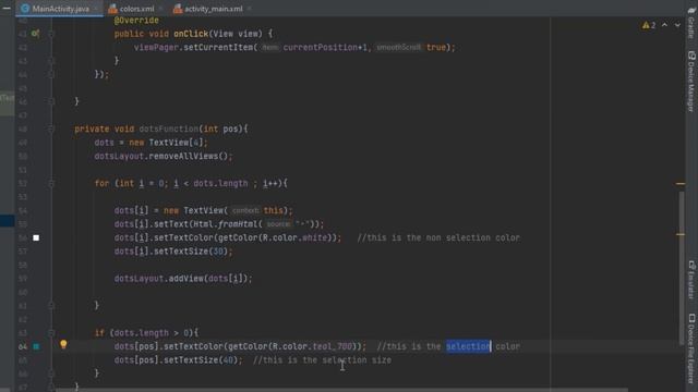 Android studio | On boarding walkthrough screen with shared preferences and dots [Part II] смотреть онлайн