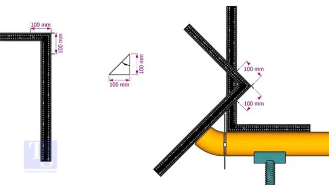 FIT-UP AND INSPECTION OF ELBOWS OF ANY DEGREE, WITH TWO RIGHT ANGLES смотреть онлайн