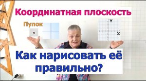 Координатная плоскость. Компоненты координатной плоскости.
