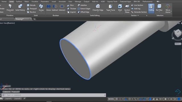 Tutorial Draft Poros & Ulir, 3D to 2D, Export to PDF. AutoCad 2016 смотреть онлайн