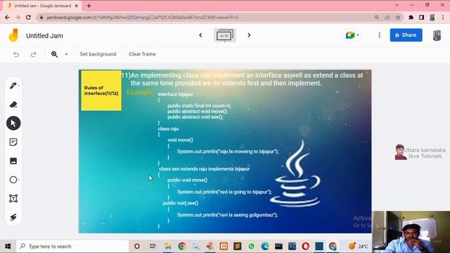 Interface Rule-11||In Abstract || Oop's ||JAVA|#krishnabs|| смотреть онлайн