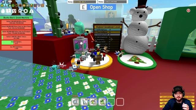 *New* SNOW BEAR Boss, HUGE FREE Ticket Rewards | Roblox Bee Swarm смотреть онлайн