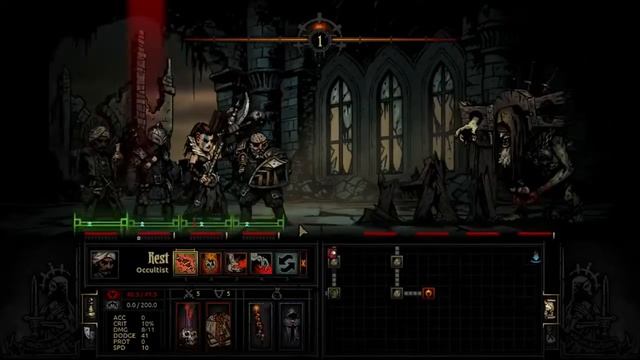 Darkest Dungeon Gibbering Prophet Level 5 New Ruins boss смотреть онлайн