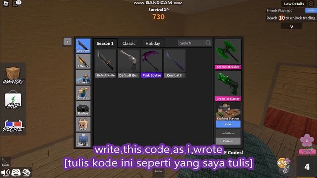 *ALL CODES WORK* Nik's MM2 Sandbox ROBLOX | March 28, 2023 смотреть онлайн
