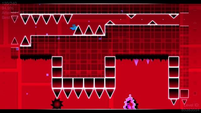 Playing Stereo Madness BUFFED to EXTREME DEMON! смотреть онлайн