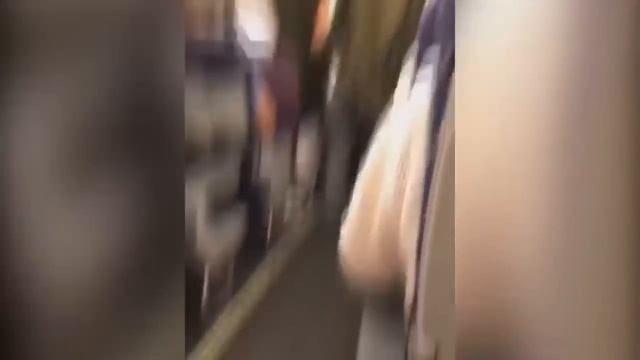 Истерика неадекватной пассажирки на борту самолета в Сочи. Рейс был задержан на 1,5 часа смотреть онлайн