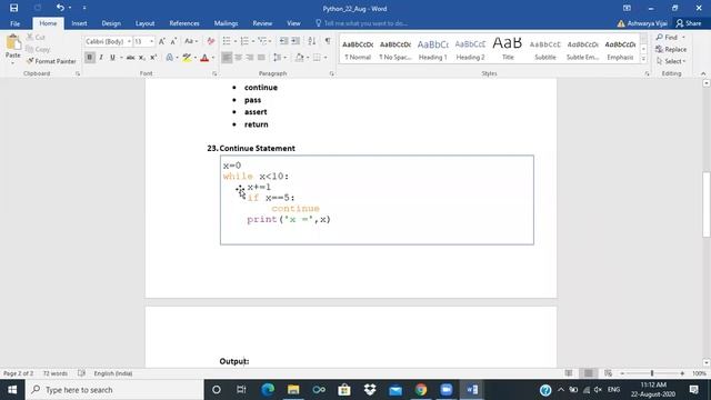 Python Lecture17(break, continue, pass, assert, return) смотреть онлайн