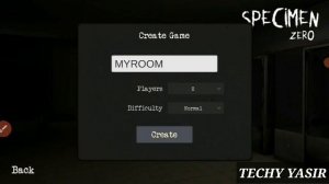 How To Create & Join Room In Specimen Zero & Play With Friends