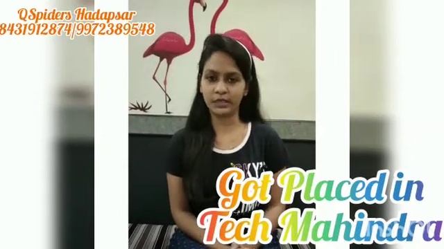 QSPIDERS/JSPIDERS HADAPSAR STUDENT GOT PLACED AS ASSOCIATE TEST ENGINEER, смотреть онлайн