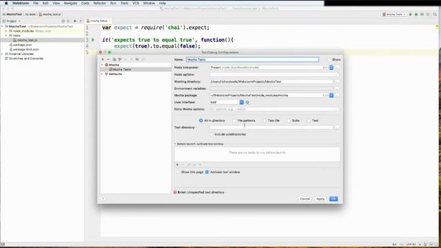 Installing Mocha & Chai using webstorm, vs code, & Command Line смотреть онлайн