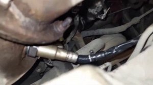 Замена датчика кислорода ВАЗ 21114,при помощи мата.