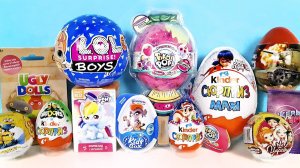СЮРПРИЗ MIX! LOL Boys, Pikmi Pops, ЛЕДИ БАГ, My little pony, ТАНКИ, Миньоны Unboxing Kinder Surprise