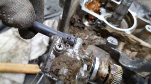 #3 Yamaha Jog разборка двигателя 3KJ + изготовление съемников