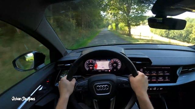 2020 AUDI A3 SPORTBACK 35 TDI 150 HP POV TEST DRIVE смотреть онлайн