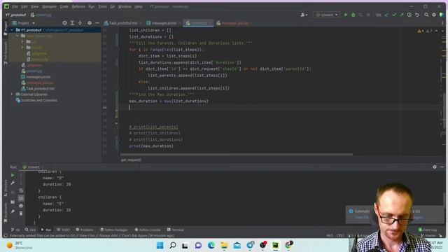 Testing Task #1 / tutorial / Python + Protocol Buffers / Protobuf / GRPC / messages.proto / 2022 смотреть онлайн