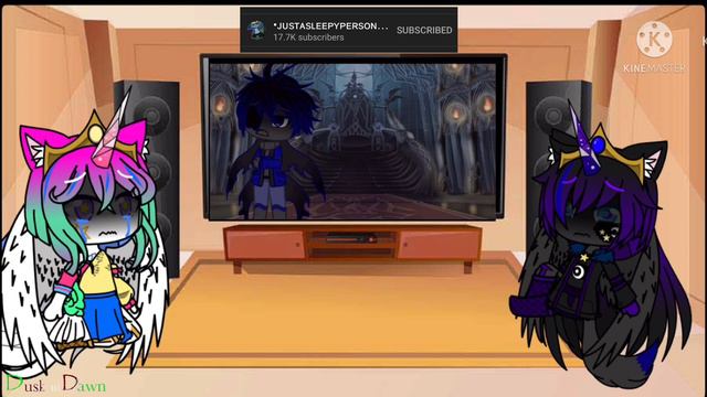 ~ Princess Celestia and Princess Luna react to Dreamtale twins ~ смотреть онлайн