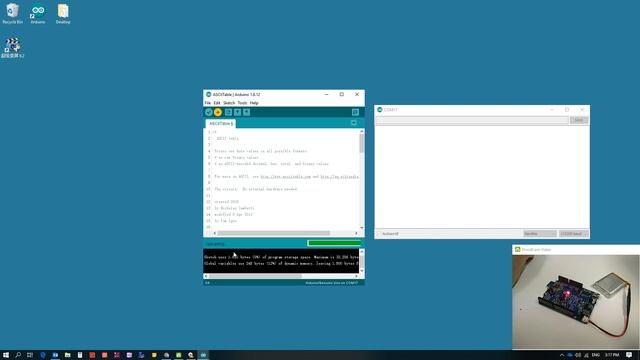 Z-Duino UNO Ascii table смотреть онлайн