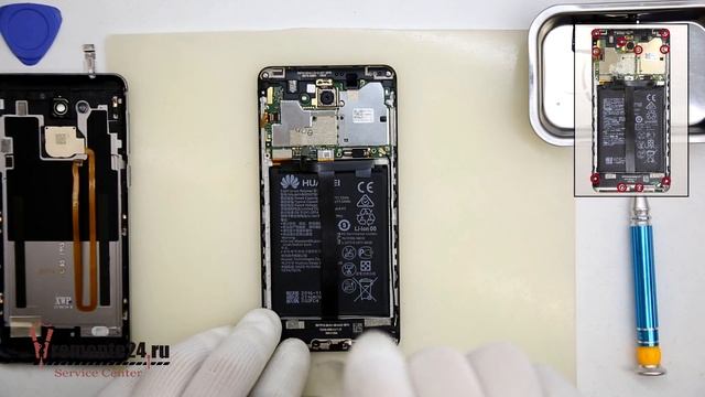 How to disassemble ? Huawei Honor 6C (DIG-L21HN) Take apart Tutorial смотреть онлайн