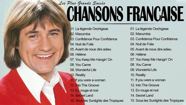 Chansons Françaises ♫ Joe Dassin, Michel Sardou, Charles Aznavour, Frédéric François,Pierre Bachele