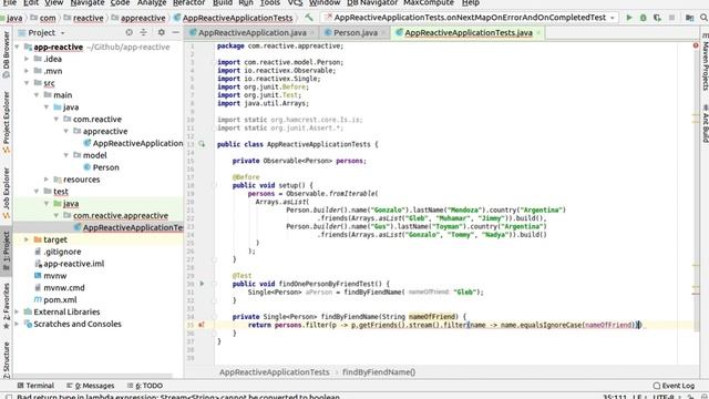 Java Reactive - Test sample смотреть онлайн
