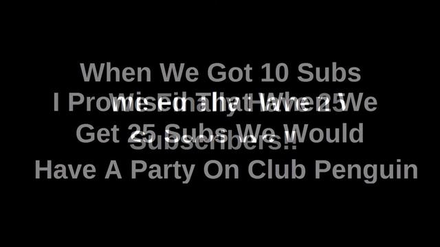 Club Penguin : 25 Subscribers Party Info! смотреть онлайн