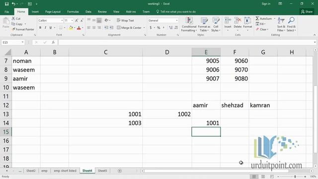 Microsoft Excel 2016 Tips And Trick In Urdu Lecture No  5