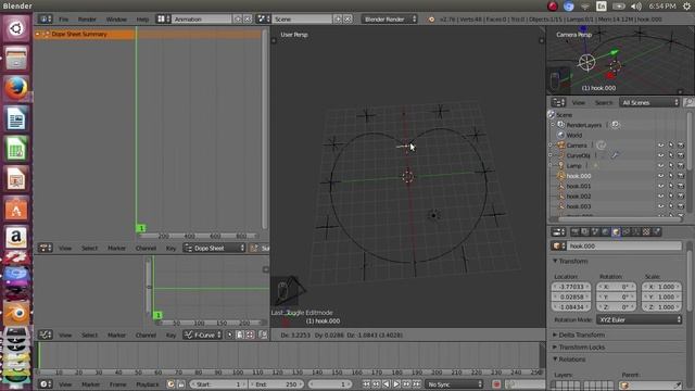 Blender Bezier Curve Animation and importing Curve animation data into Processing (language) смотреть онлайн