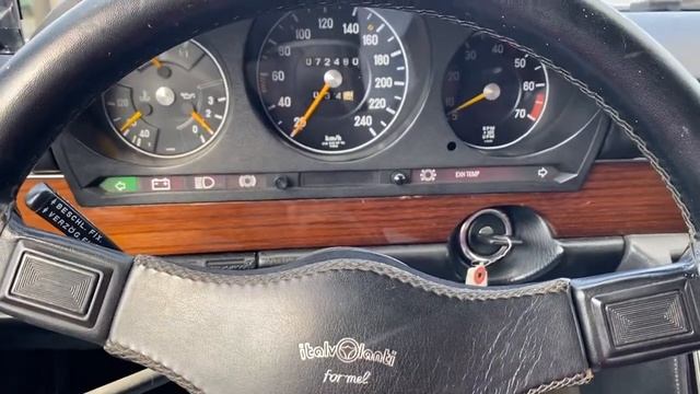 1977 Mercedes benz W116 280SE Test drive Part2 смотреть онлайн
